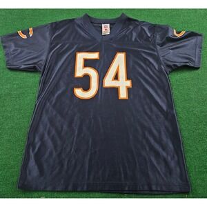 Chicago Bears Brian Urlacher 54 NFL‎ Football Jersey Men's XL Navy Orange